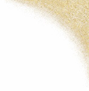 Page background of gold sparkles at top right